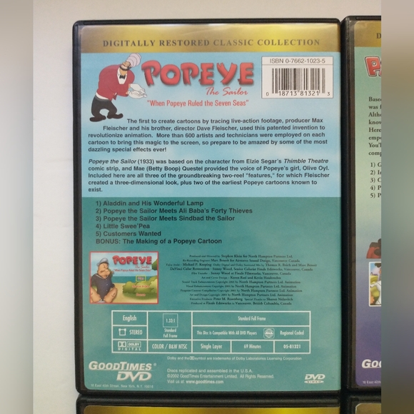 Popeye, Special 75th Anniversary Collection DVD Box Set - Picture 7 of 11